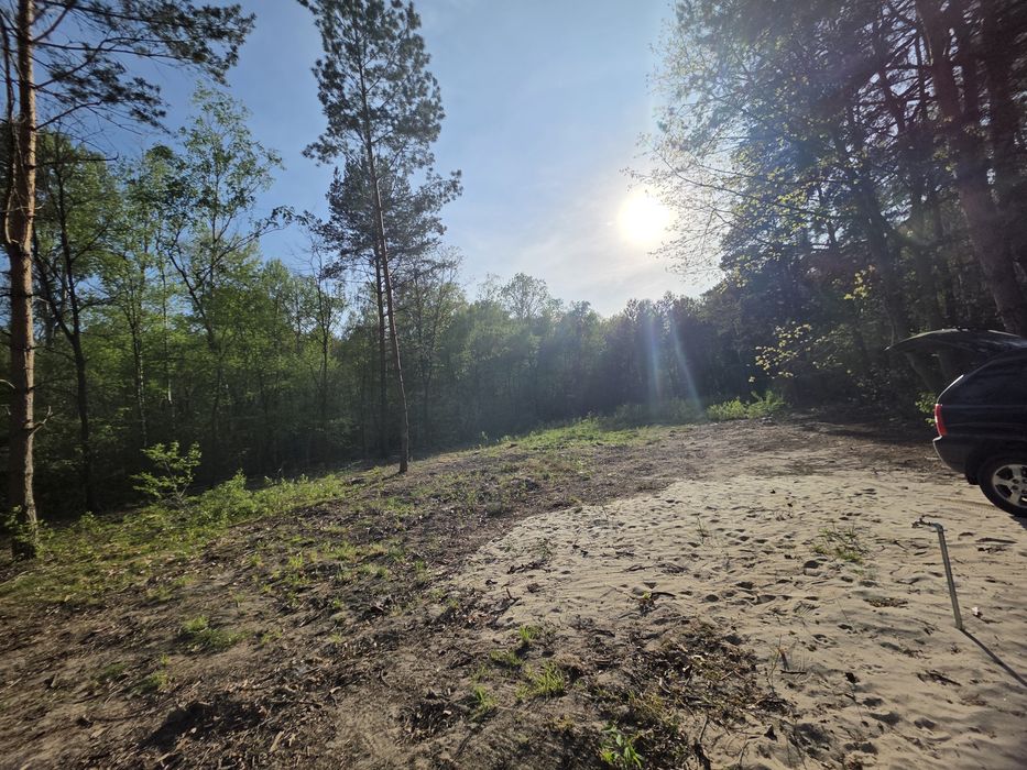 Działka przy lesie z pozwoleniem na budowe