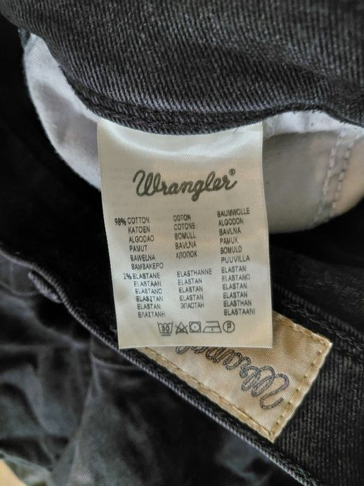 Чоловічі джинси чорні wrangler Texas Stretch
