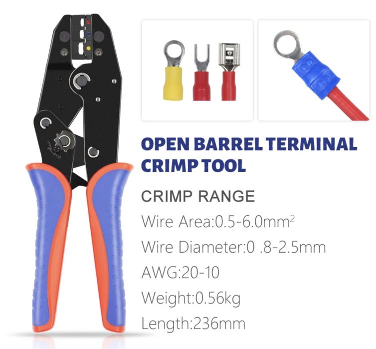 Kit - Alicate de cravar e ponteiras