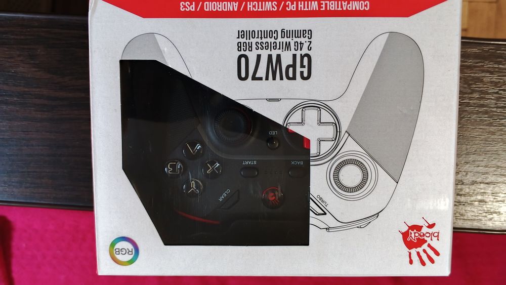 Бездротовий геймпад A4Tech Bloody GPW70 Sports Black