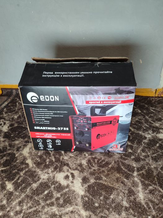 Зварювальний напівавтомат Edon SmartMIG-275 S (+MMA)
