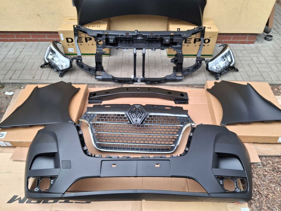 RENAULT MASTER IV 2019 + błotnik przedni nowy idealny