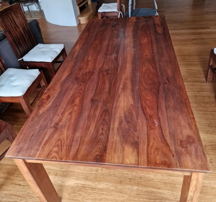 Stół drewniany palisander 200x100 cm