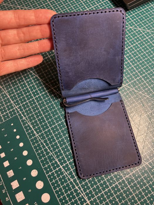 Cardholder portfel ze skóry crazy hourse