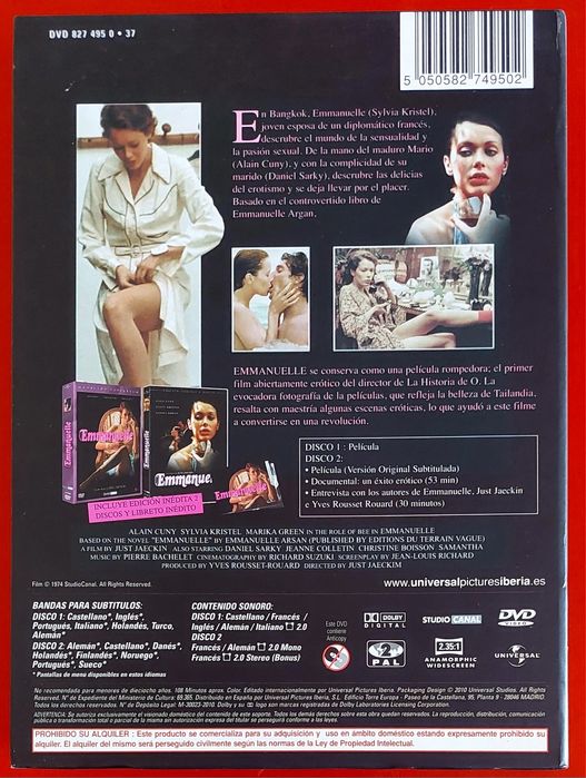 DVD de Luxo! EMMANUELLE 1974