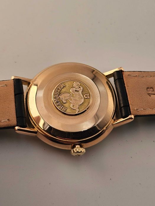 Złota Omega Seamaster de Ville lite złoto 18K oryginalny stan