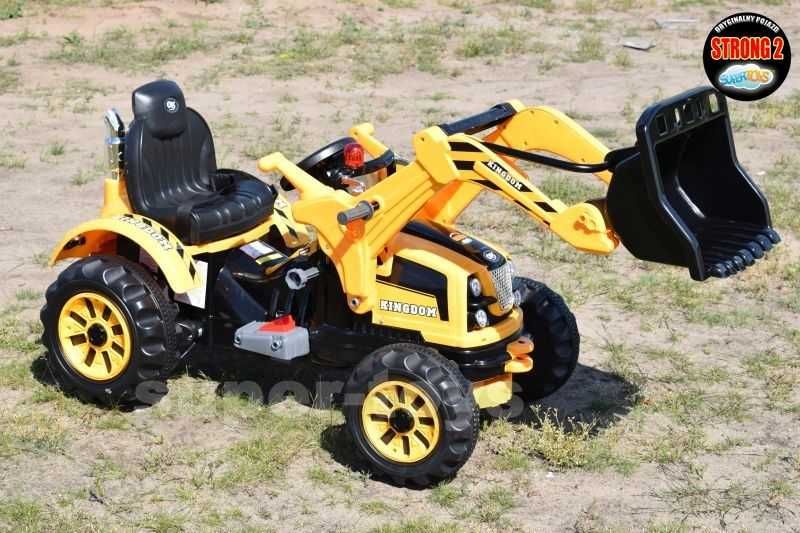 BAWIBUS.PL traktor na akumulator KOPARKA Z ŁYŻKĄ autko auto traktorek