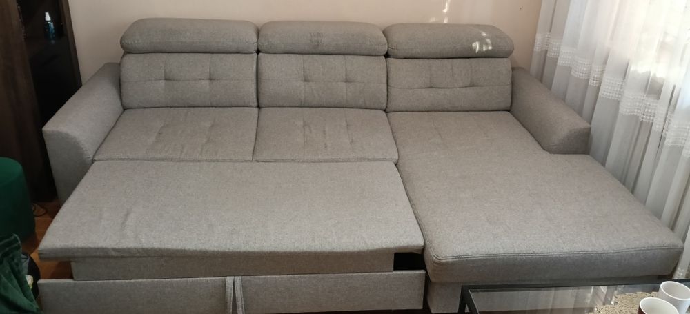 Narożnik z funkcją spania