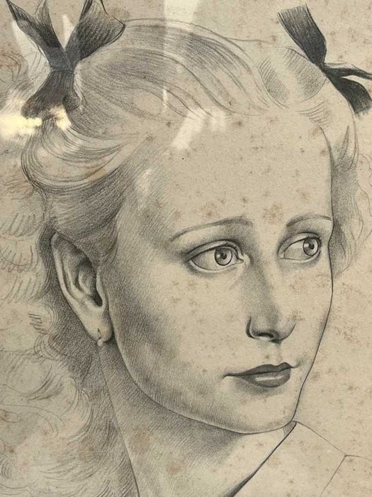 Desenho a carvão / Eduardo Malta / 1941