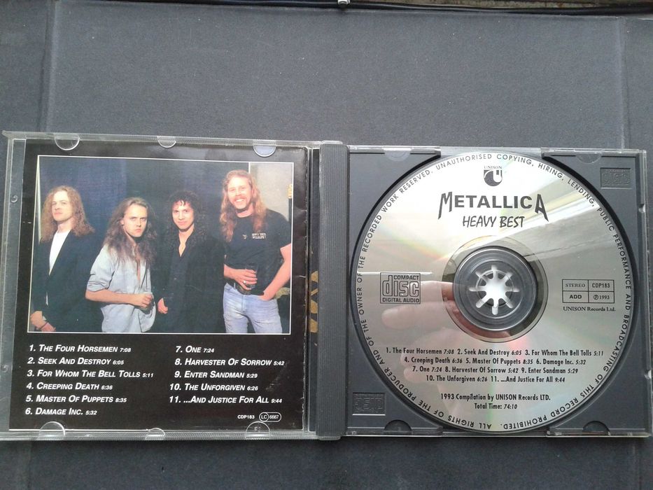 Running Wild, Darkthrone, Metallica, Megadeth, Helloween