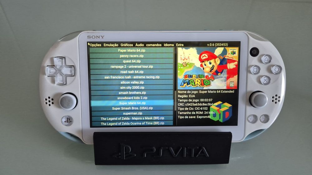 Ps vita slim com jogos instalados