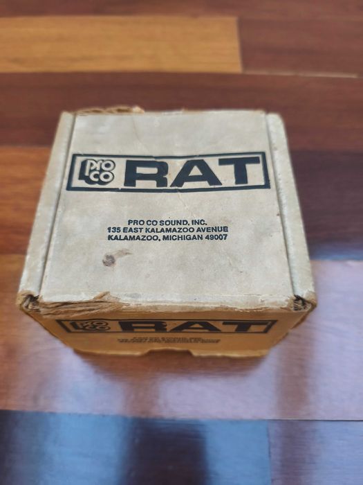 ProCo Small Box RAT 1986 - Black with White Lettering