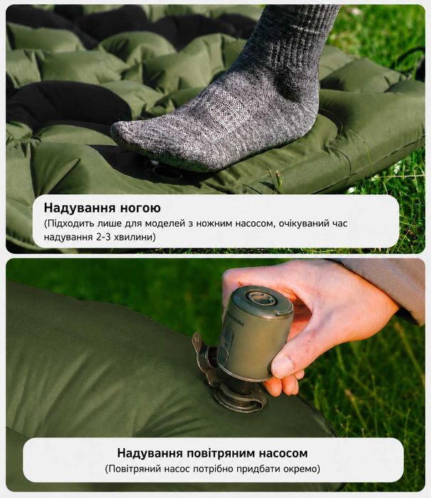 Надувний коврик Naturehike FC-10 FC01 каремат килимок матрац