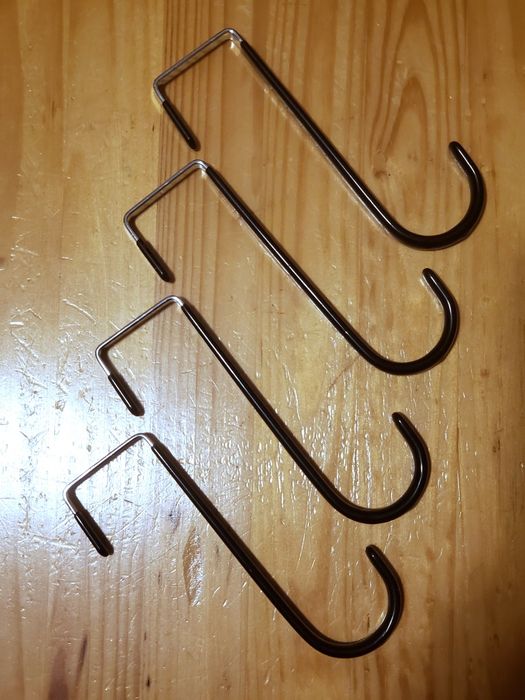 Ganchos em aço, para portas e armários