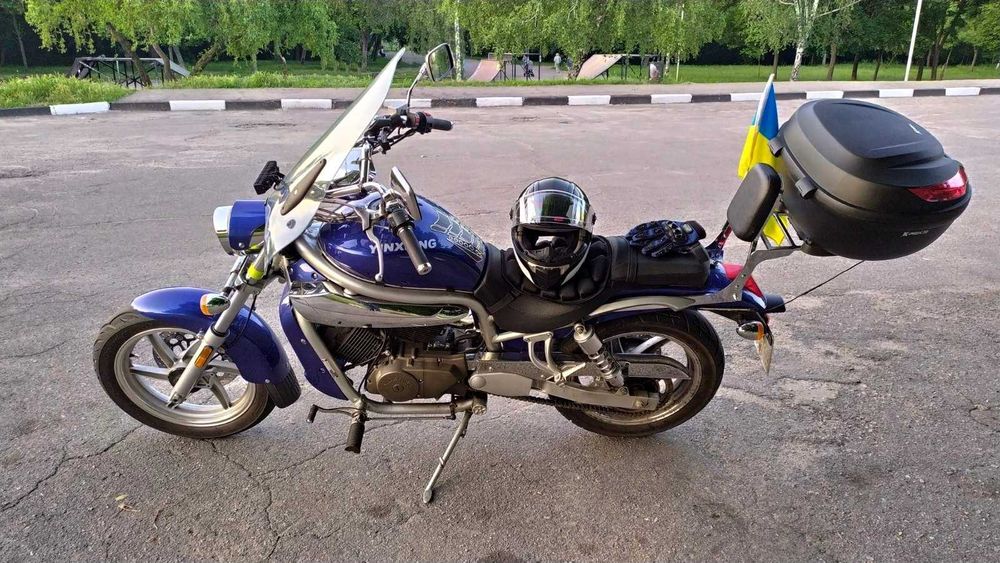 Мотоцикл, круізер Yinxiang YX250-3 – лише 4700 км, як новий!