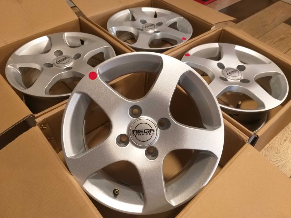 4× Felga alu Mega Wheels Leo 5.5" x 14" 4x108 ET25 / 1247