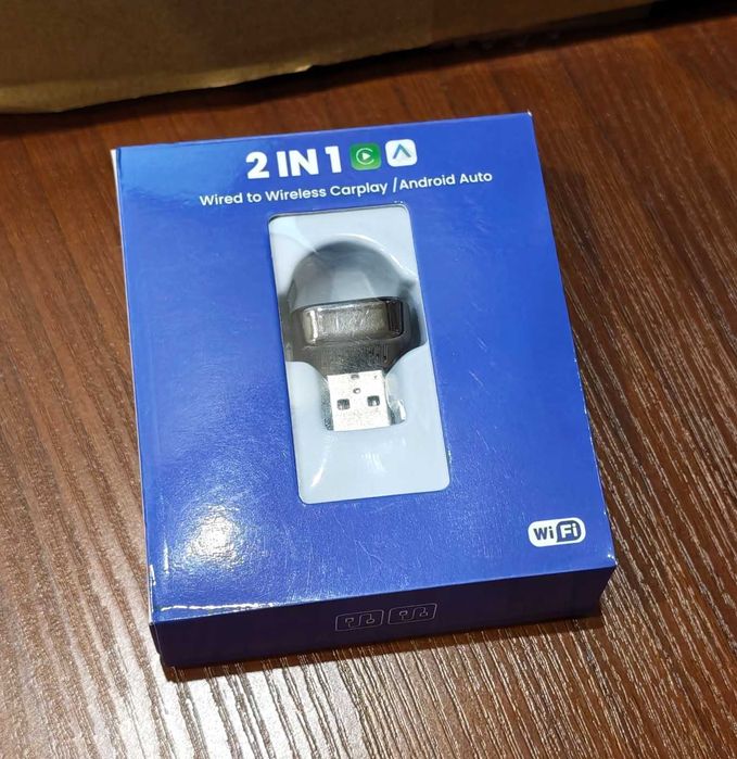 Adapter CarPlay Android Auto USB WiFi Bluetooth Plug & Play
