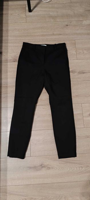 Eleganckie damskie czarne spodnie - H&M - rozm. 38