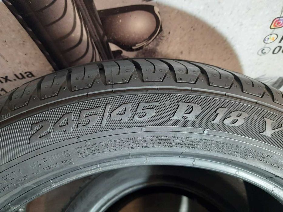 Шини 8мм 245/45 R18 VIKING ProTech HP б/у літо склад