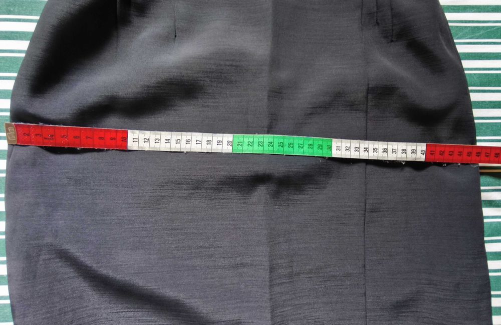 Elegante Saia Maxi Cinzenta Antracite