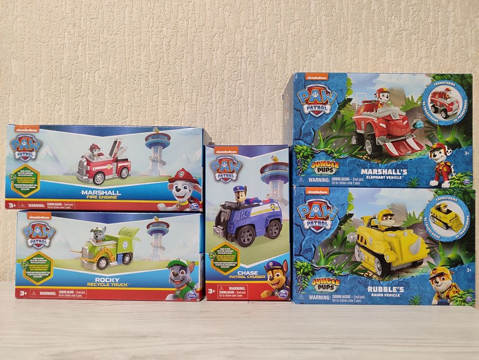 Paw patrol базовий набір щенячий патруль Chase Marshall Rocky Ruble