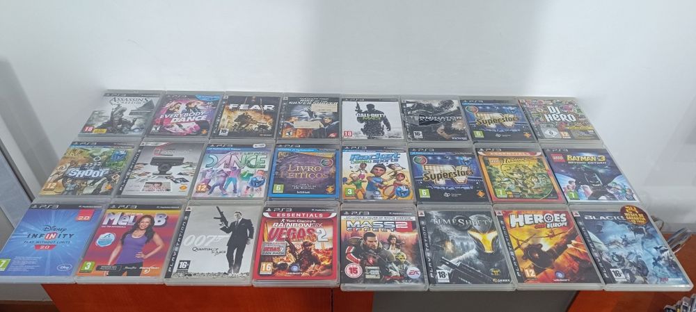 Jogos PlayStation 3 bom estado