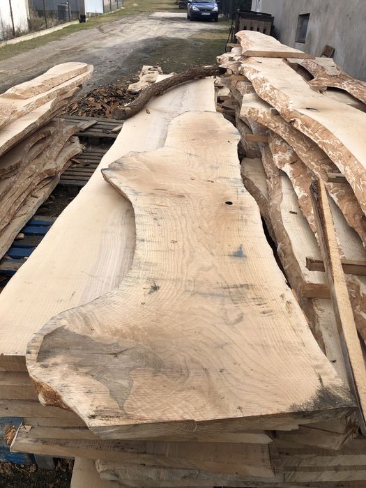 Bale foszty blat deska stolik jesion monolit live edge