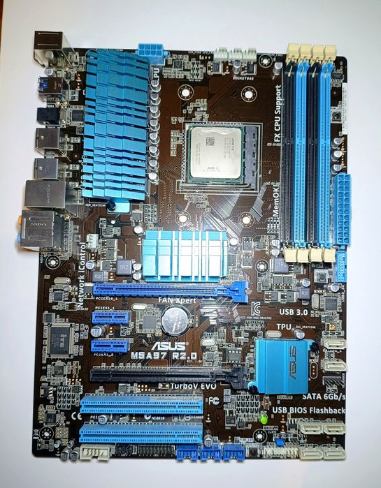 Zestaw płyta główna Asus M5A97 z  AMD FX 8320 oraz XFX R9 280X