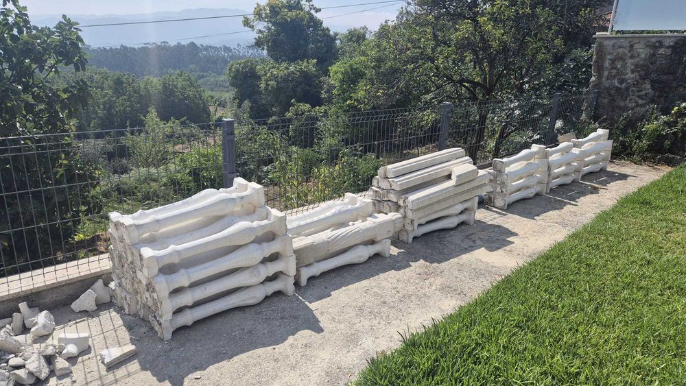 55 balustres et corrimao para muro ou divisao