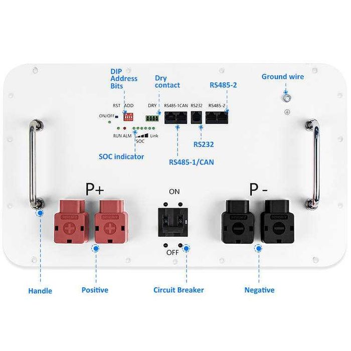 Gotowy magazyn energii 17 kWh LiFePo4 EVE gwarancja 5 lat