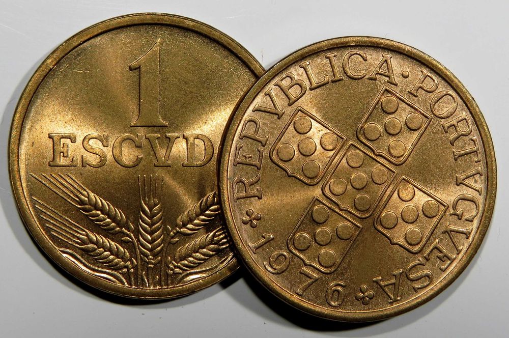Republica Portuguesa - 1 Escudo de 1973 74 75 76 77 78 79 NOVAS DE ROLO - 1€ Cada.