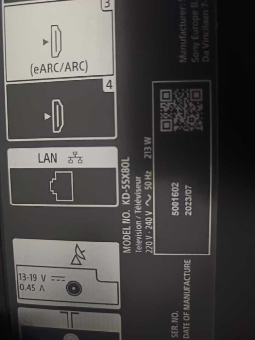 SmartTv SonyKD-55X80L