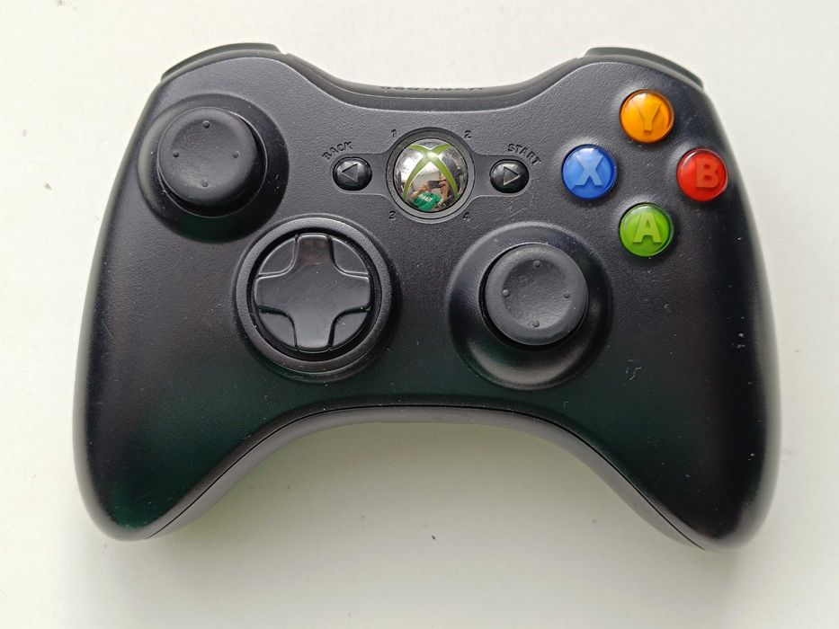 Kontroler Pad Microsoft Xbox 360 Czarny Bezprzewodowy PC