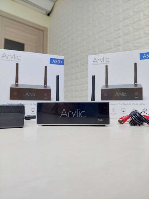 Hi-Fi Підсилювач Arylic A50+ WiFi/Bluetooth 2x50W стримінг мультирум