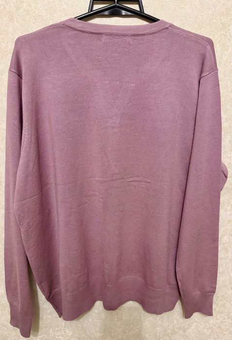 Жіноча кофтинка з люрексом лілового кольору,розмір 56, ОГ 118 см, нова