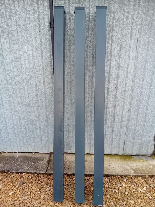 Słupki  do bramy antracyt