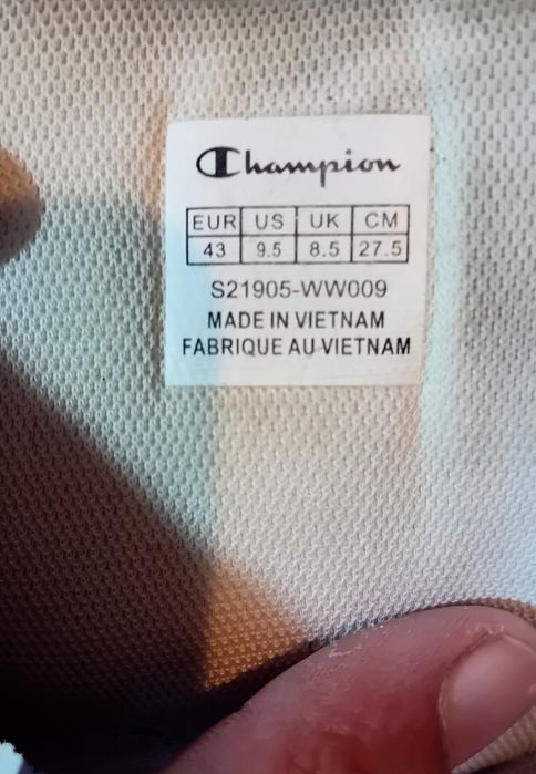 Sapatilhas Originais Champion Rebound Low Tam. 43 Como Novas