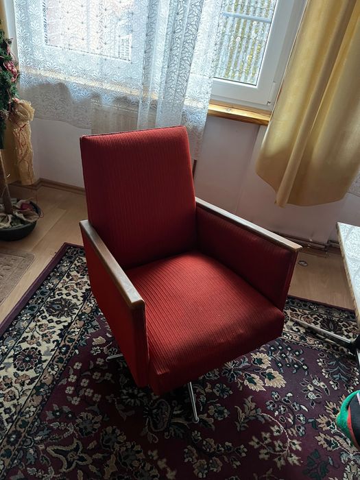 Fotele obrotowe  prl zestaw