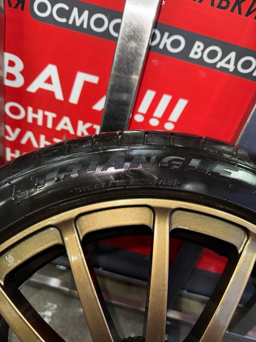 Диски ковані SLIK R16 з новою гумою літо / ET38 / 4x114.3 / DIA-67.1