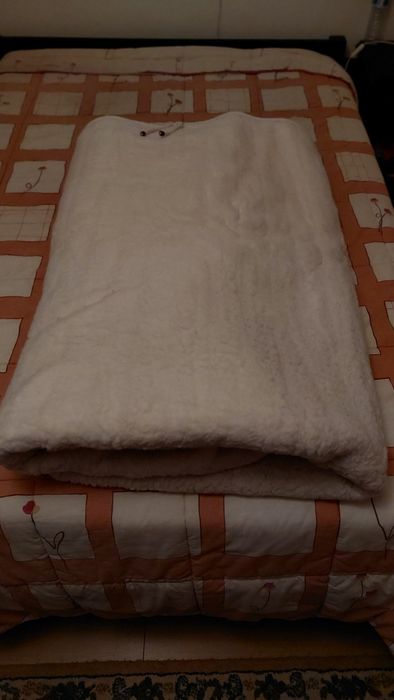 Manta pêlo Ovelha e capas de almofadas