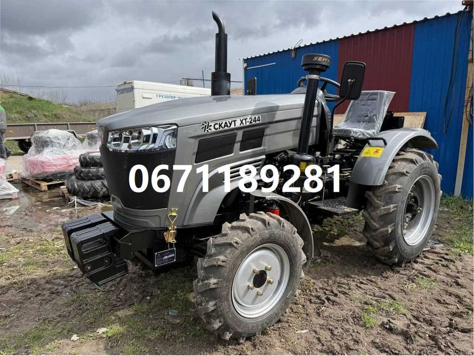 Мінітрактор Скаут Т-244 безкоштовна доставка під самий двір гарантія