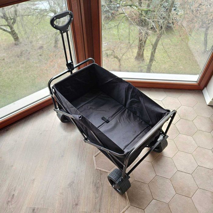 Mocny Duży Wózek Wędkarski Transportowy 150KG 150L Koła XXL Na Ryby