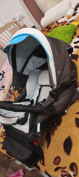 Дитяча коляска 2 в 1. Zorina Sport Angelina + Прогулянковий блок