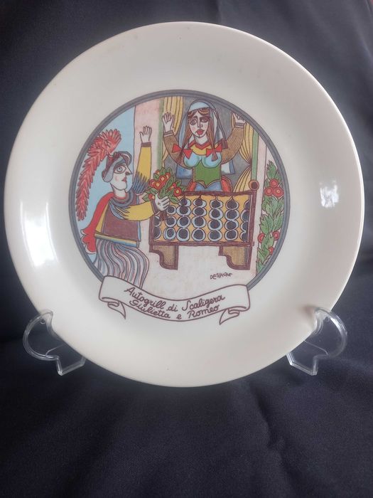 Prato decorativo Italiano marcado