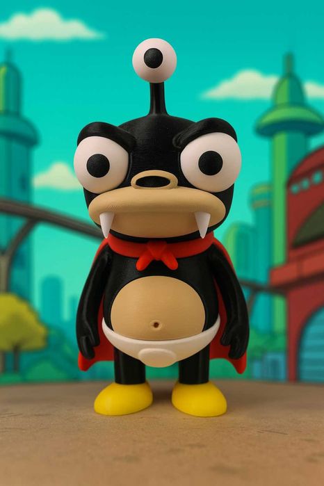 3D фігурка Нібблер  з мультсеріалу Футурама