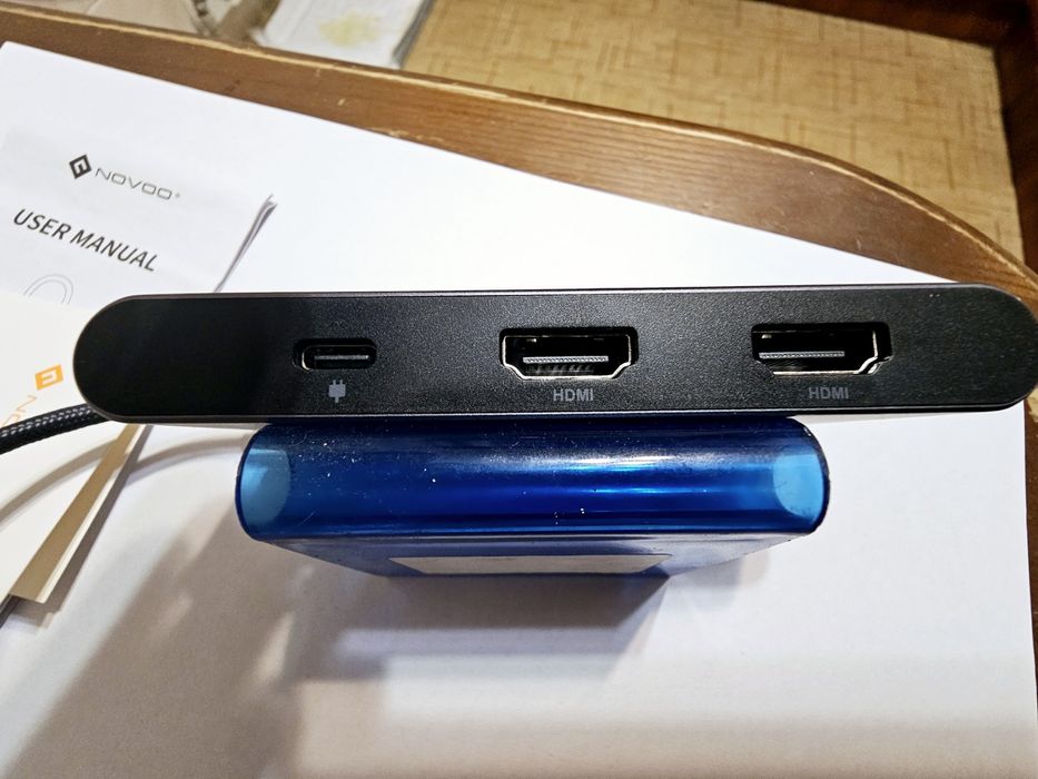 Хаб адаптер NOVOO USB-C 6 in 1