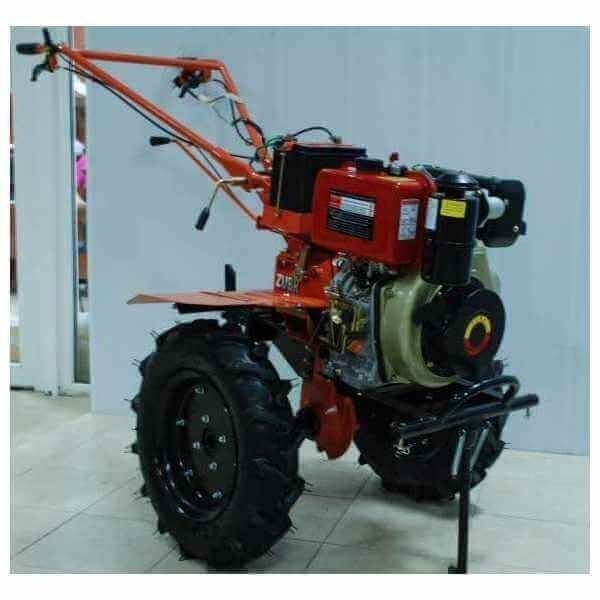 Мотоблок дизельный 186F Зубр HT-135 (9 л.с.) электростартер + фреза