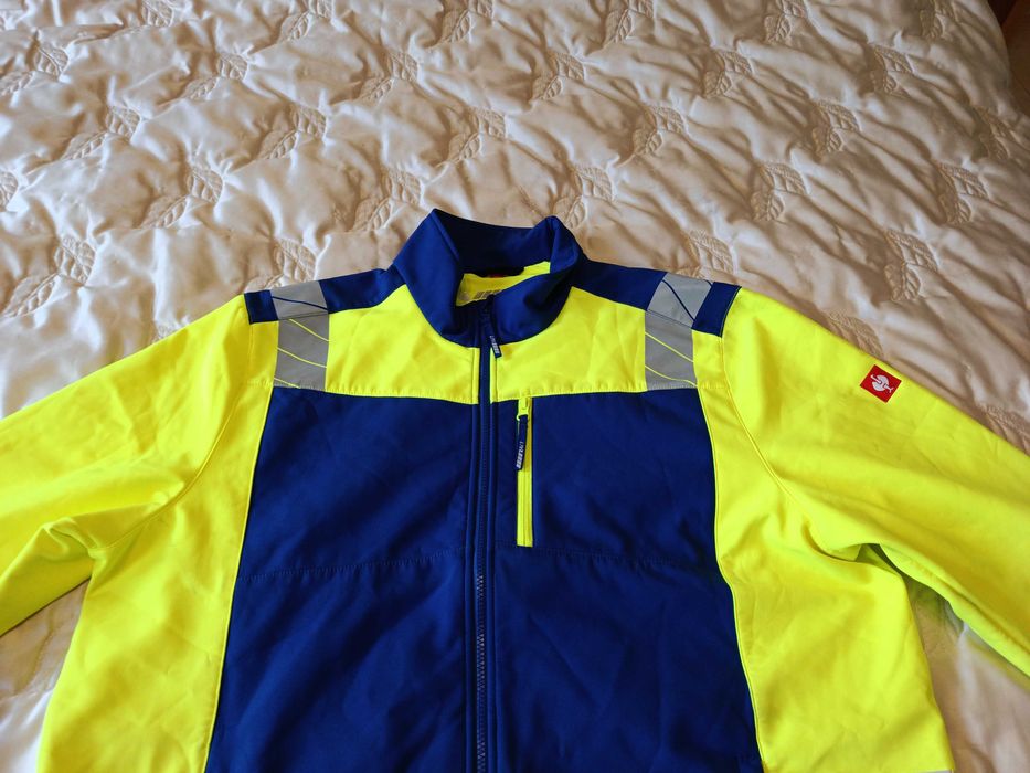 Robocza kurtka softshellowa odblaskowa Engelbert Strauss Motion 24/7 r. 2XL bdb