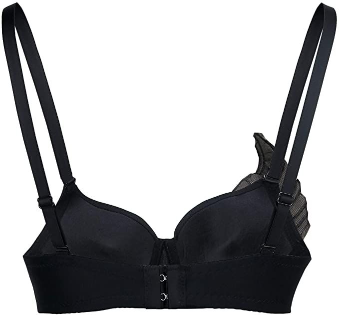 Efektowny Damski Biustonosz Push Up z Ćwiekami i Skrzydłem - XXL