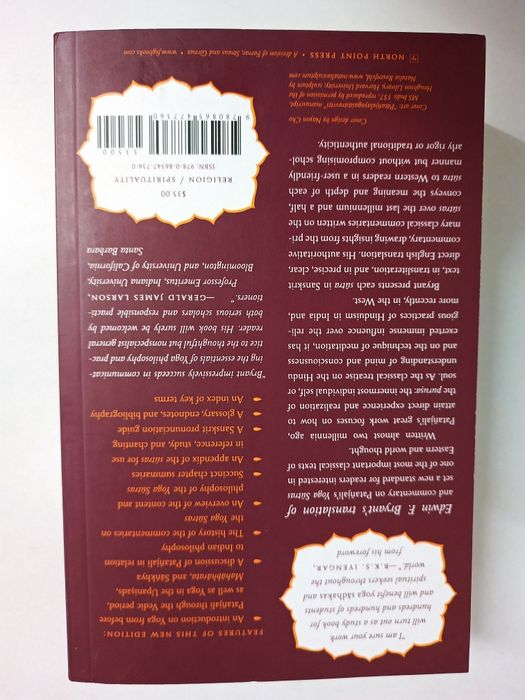 Yoga Sutras - Edwin Bryant